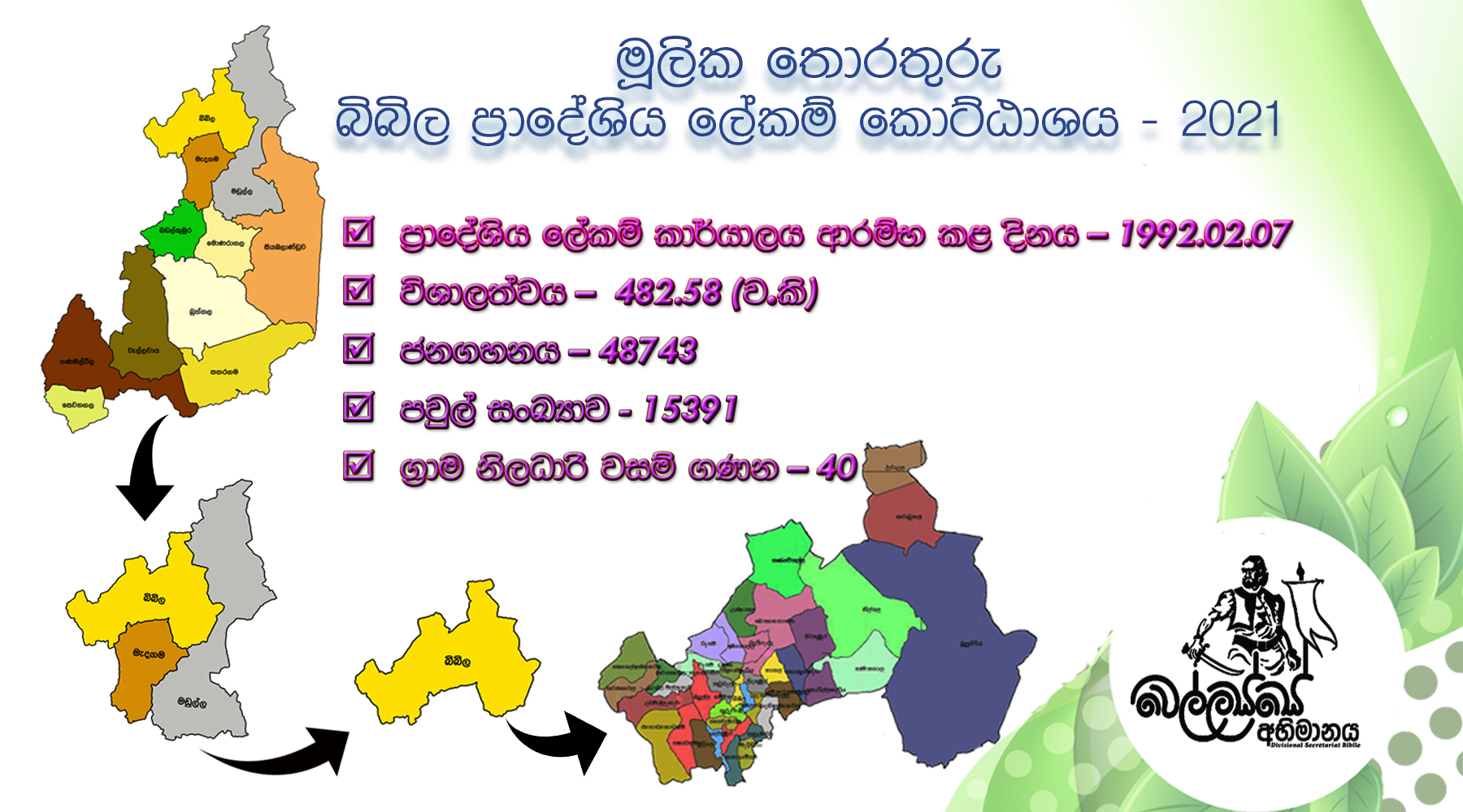 Basic information DS BIbile sinhala